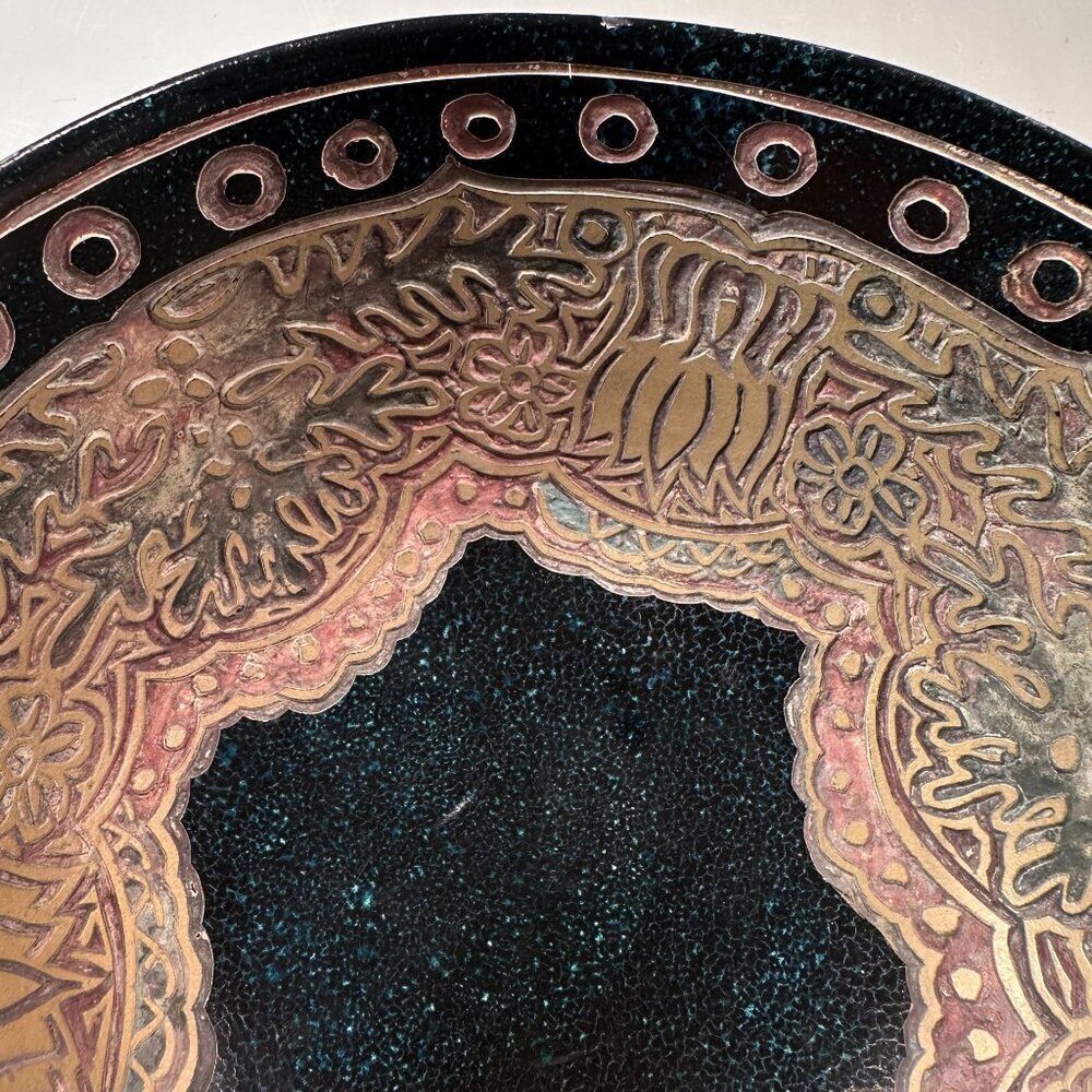 Middle Eastern Tibetan Bowl Hand Etched Meditation Vintage Bowl READ - Picture 6 of 16